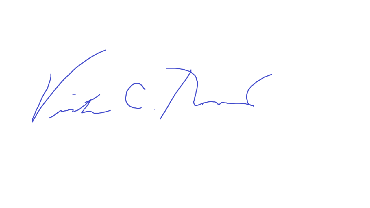 Victor Romero signature