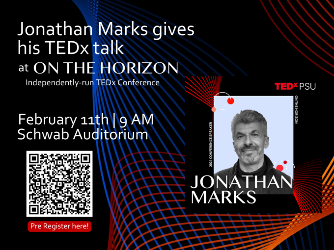 Jonathan Marks Tedx Talk flyer