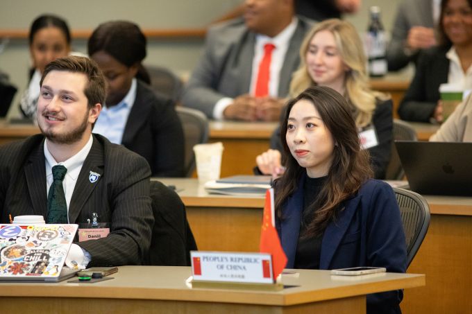 SIA students Daniil Rose (left) and Yuting Zhang