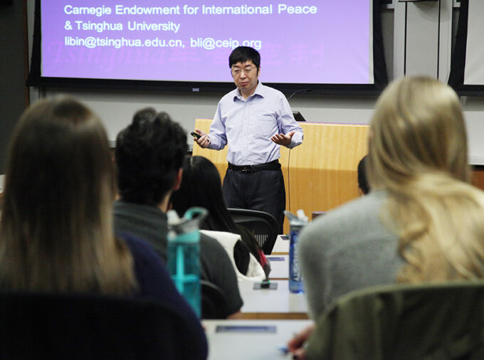 Li Bin, a senior associate working jointly in the Nuclear Policy Program and Asia Program at the Carnegie Endowment for International Peace.